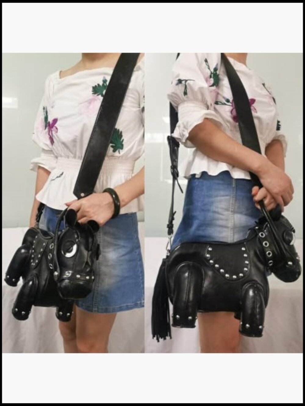 Horse Shaped Crossbody Bag Unique Western Novelty Shoulder Purse Steampunk - Picture 2 of 7